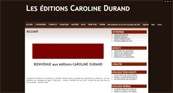 Desktop Screenshot of caroline-durand.fr