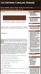 Mobile Screenshot of caroline-durand.fr