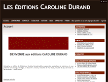 Tablet Screenshot of caroline-durand.fr